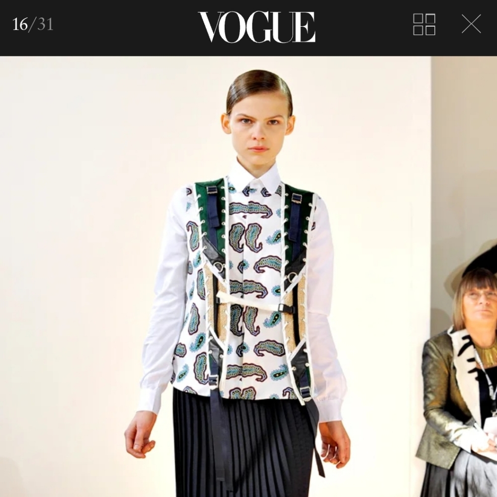 Rare j.w. Anderson 2012 spring summer silk top